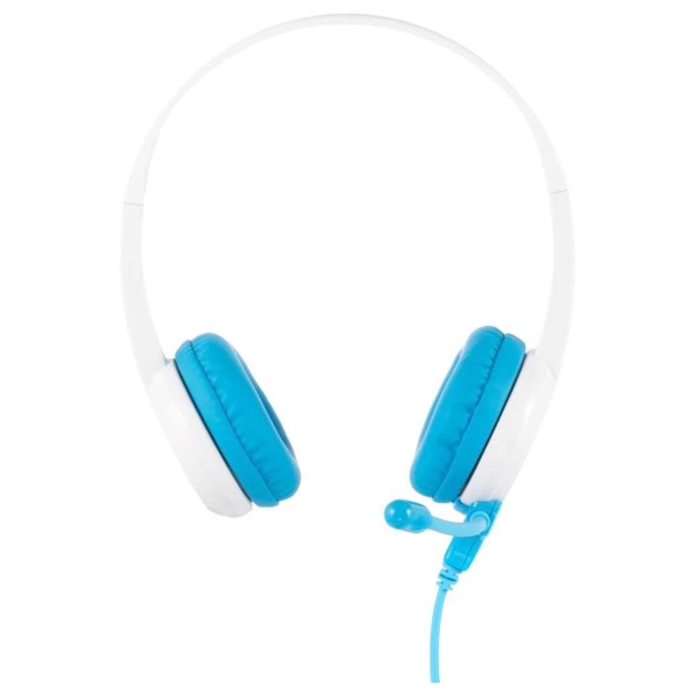 BuddyPhones Studybuddy Headphone W/ Mic & Audio Cable - Blue