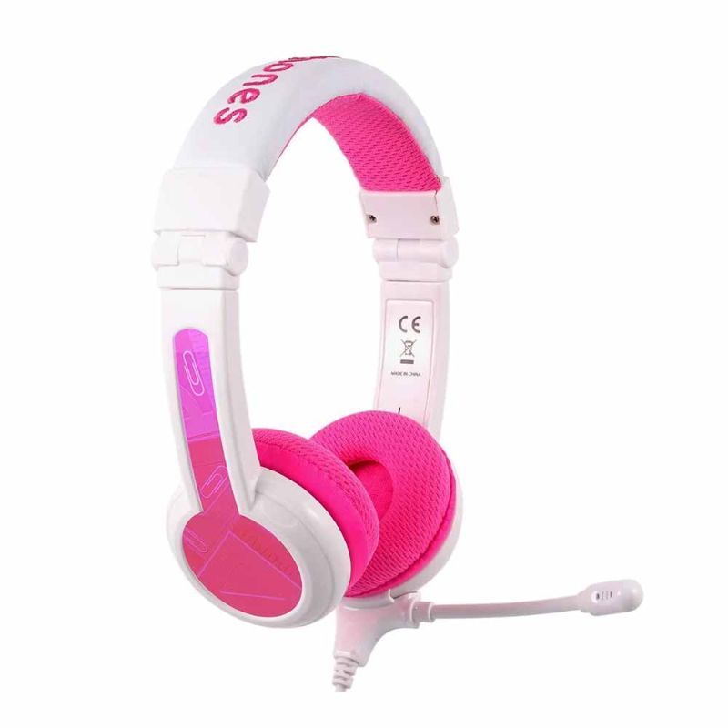 Buddyphones - School Plus Kids Headphones - Pink Hearing Protection