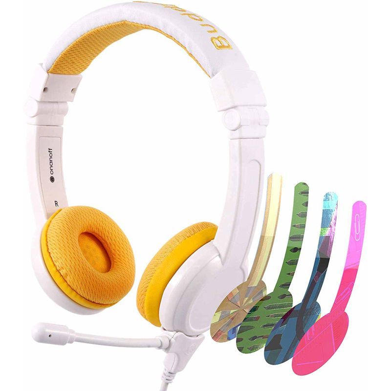 Buddyphones - School Plus Kids Headphones - Yellow Hearing Protection