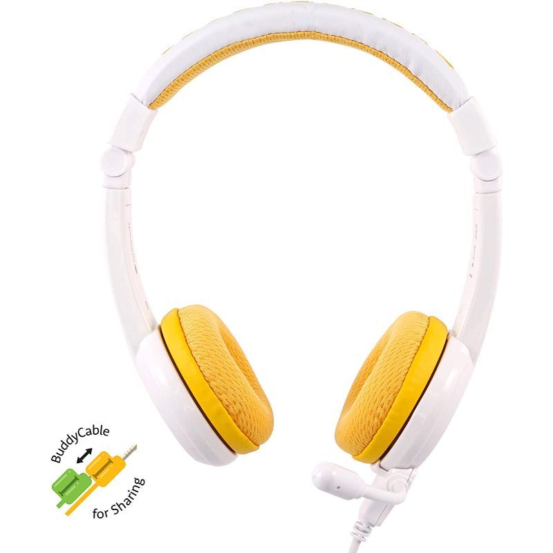 Buddyphones - School Plus Kids Headphones - Yellow Hearing Protection