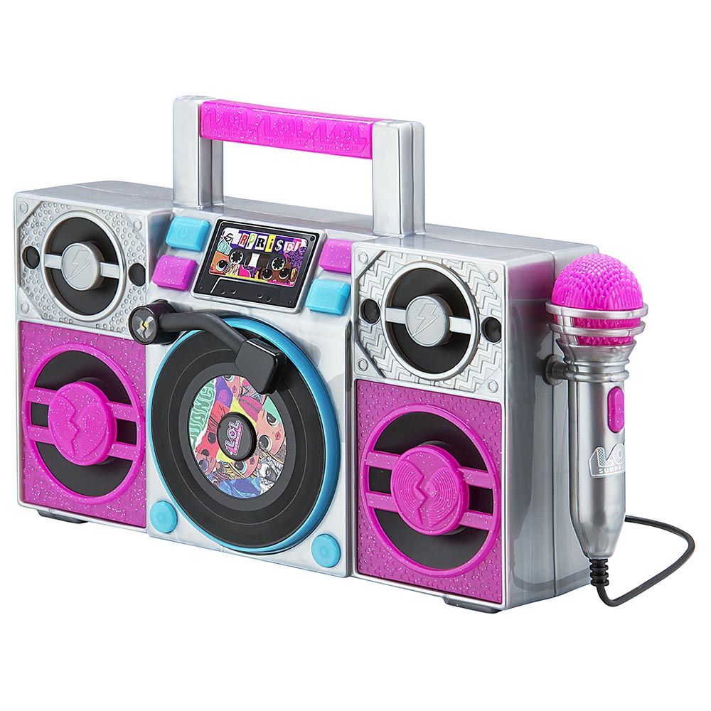 Kiddesigns Lol Surprise Sing Along Karaoke Boombox - Pink