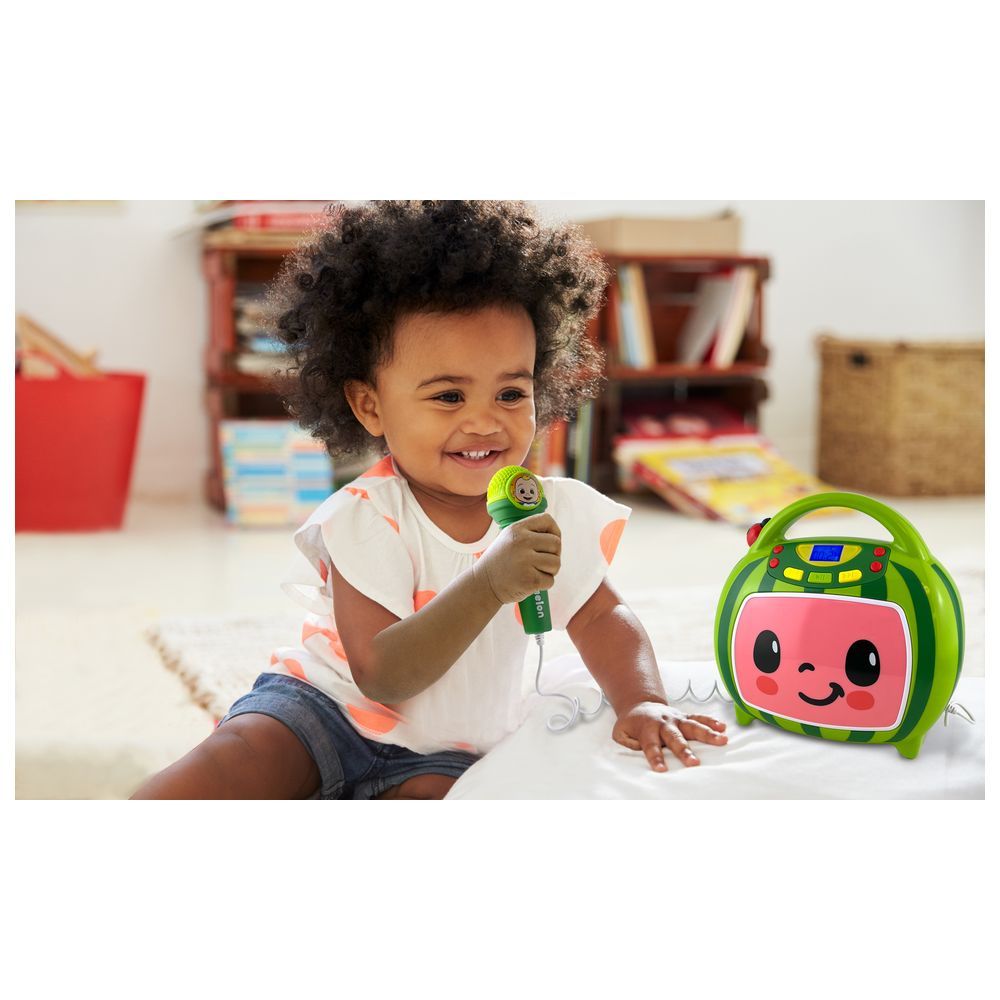 Kid Designs - Cocomelon Bluetooth Sing-Along Karaoke Player