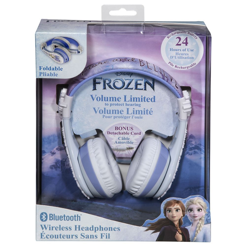 Kid Designs - Frozen II Kid Safe Wireless Bluetooth Headphone