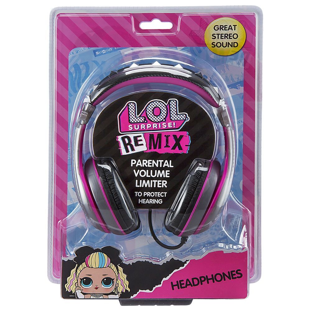 Kid Designs - Lol Surprise Kid Safe Wired Bluetooth Headphone