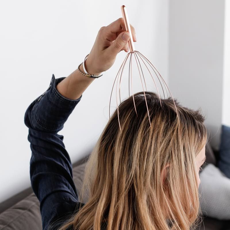 Kikkerland - Head Massager - Copper