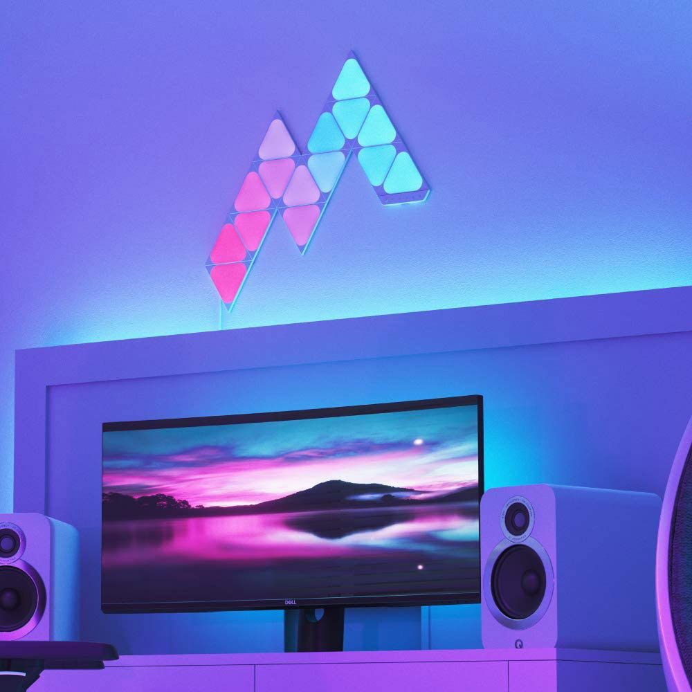 Nanoleaf Shapes Triangles Mini Expansion Pack Of 10 (Controller Not Included)