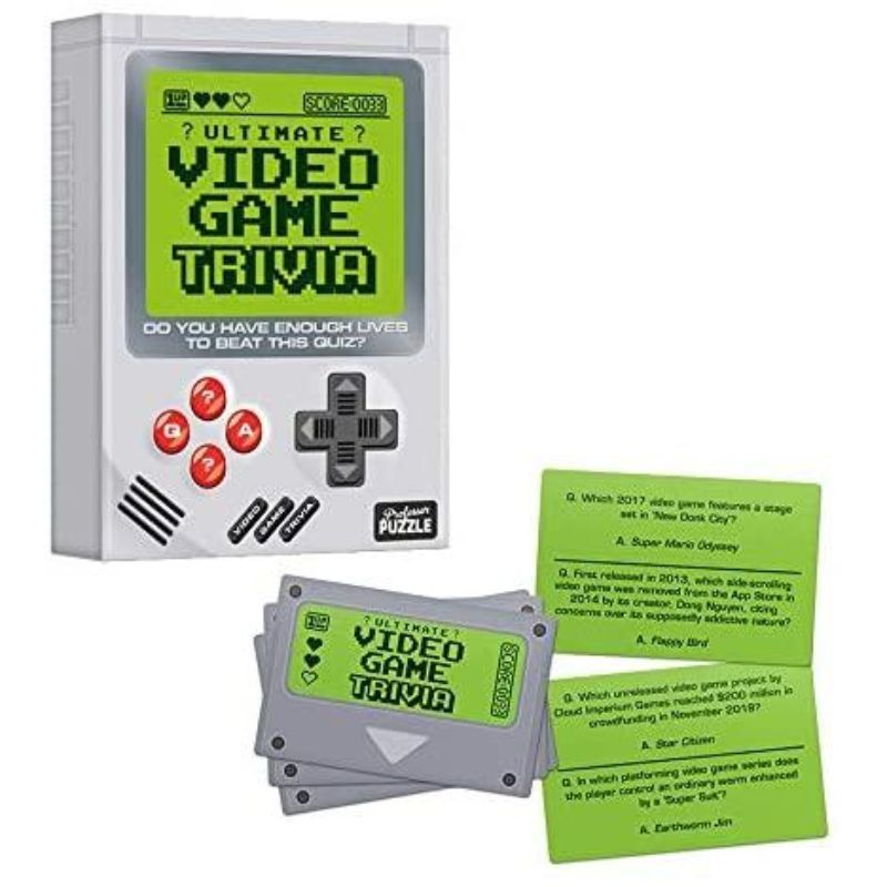 Professor Puzzle - Video Game Trivia in a Retro Gameboy Box