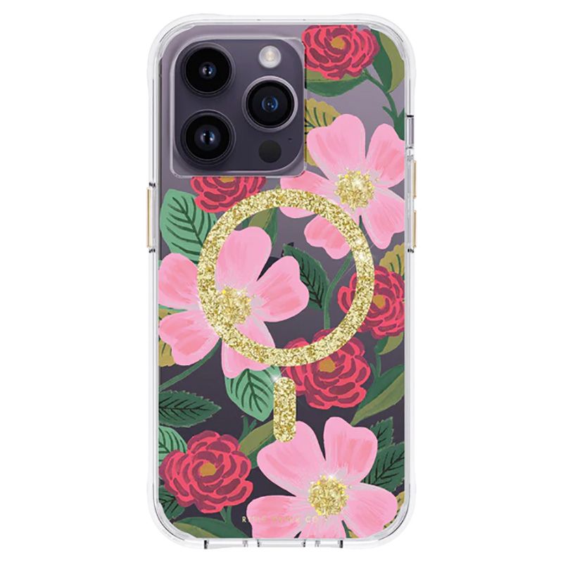 Rifle Paper Co. - Iphone 14 Pro Case - Rose Garden w/ Magsafe