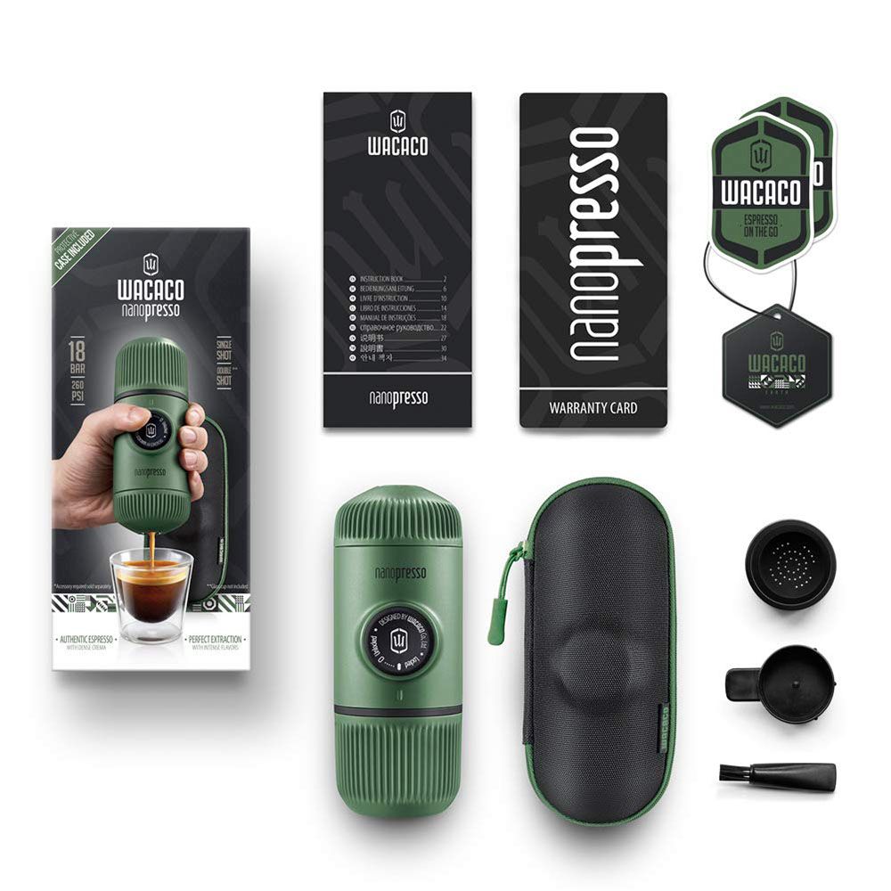 Wacaco - Nanopresso Portable Espresso machine - Moss Green