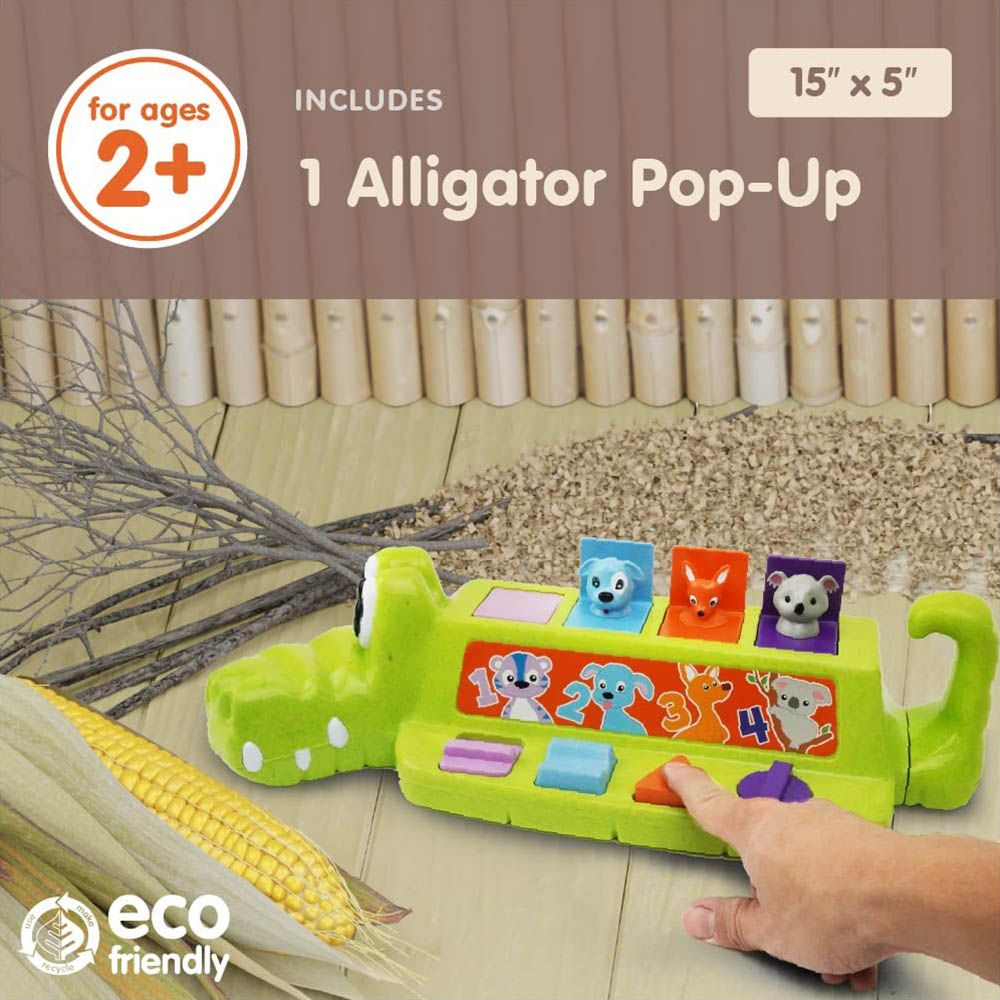 Roo Crew - Alligator Pop Up Interactive Learning Toy