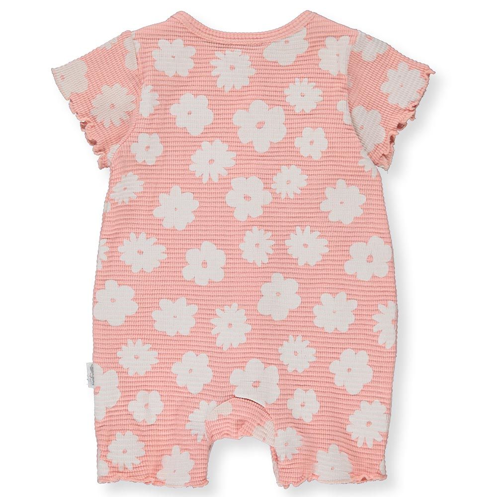 Bebetto - Baby Girl Romper - Peach