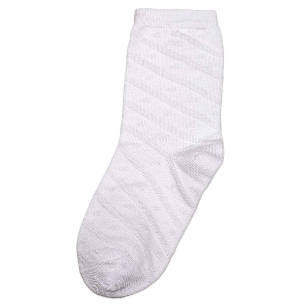 Genius - Girls Jacquard Socks - Pack of 3 - White