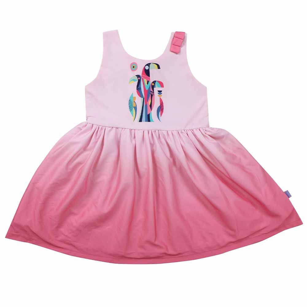 Smart Baby - Baby Girl Sleeveless Dress - Pink