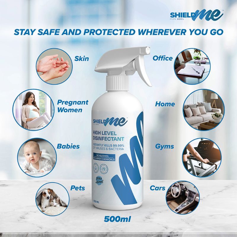 SHIELDme - 100% Natural High Level Disinfectant 500ml