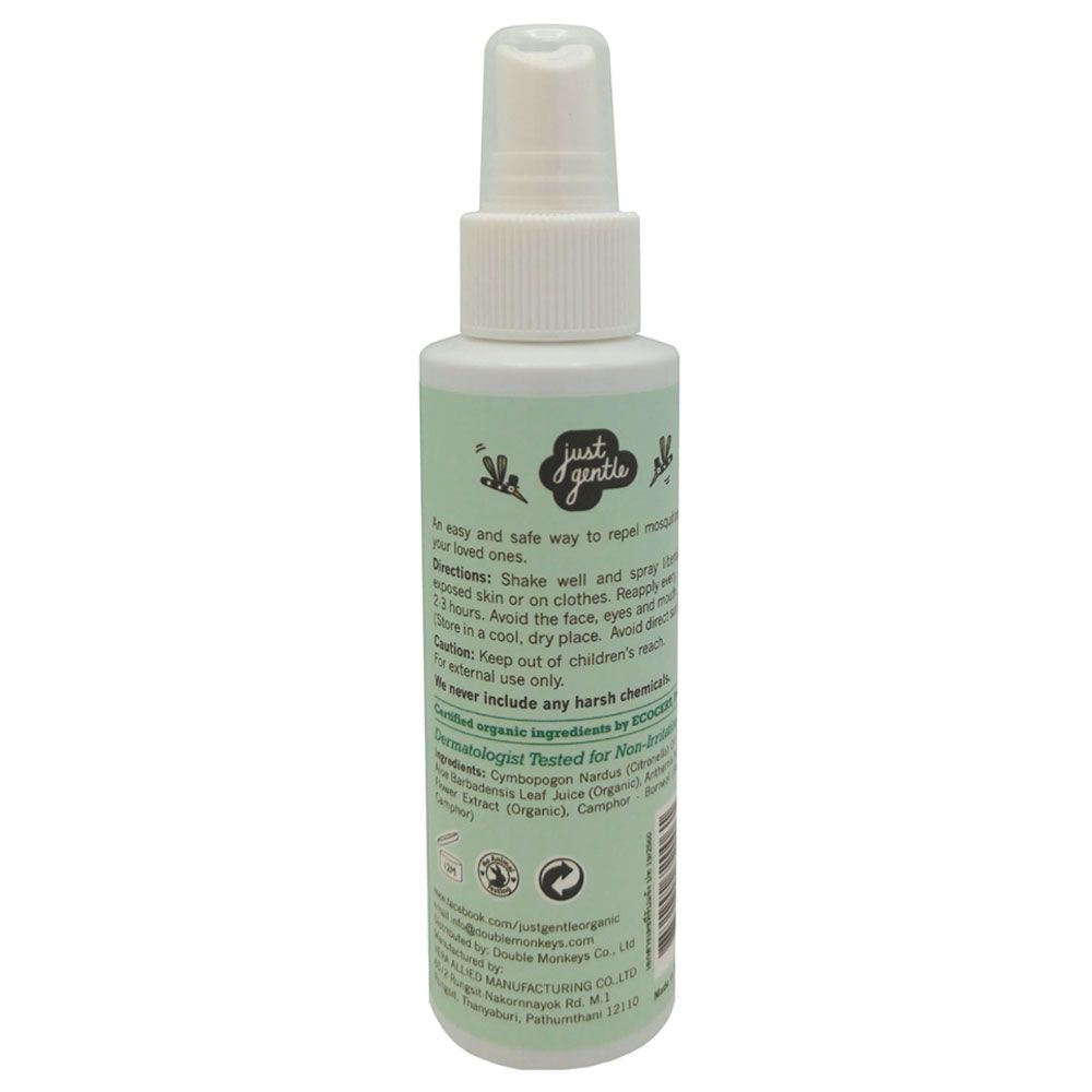 Just Gentle - Organic Herbal Mosquito Repellent 100ml