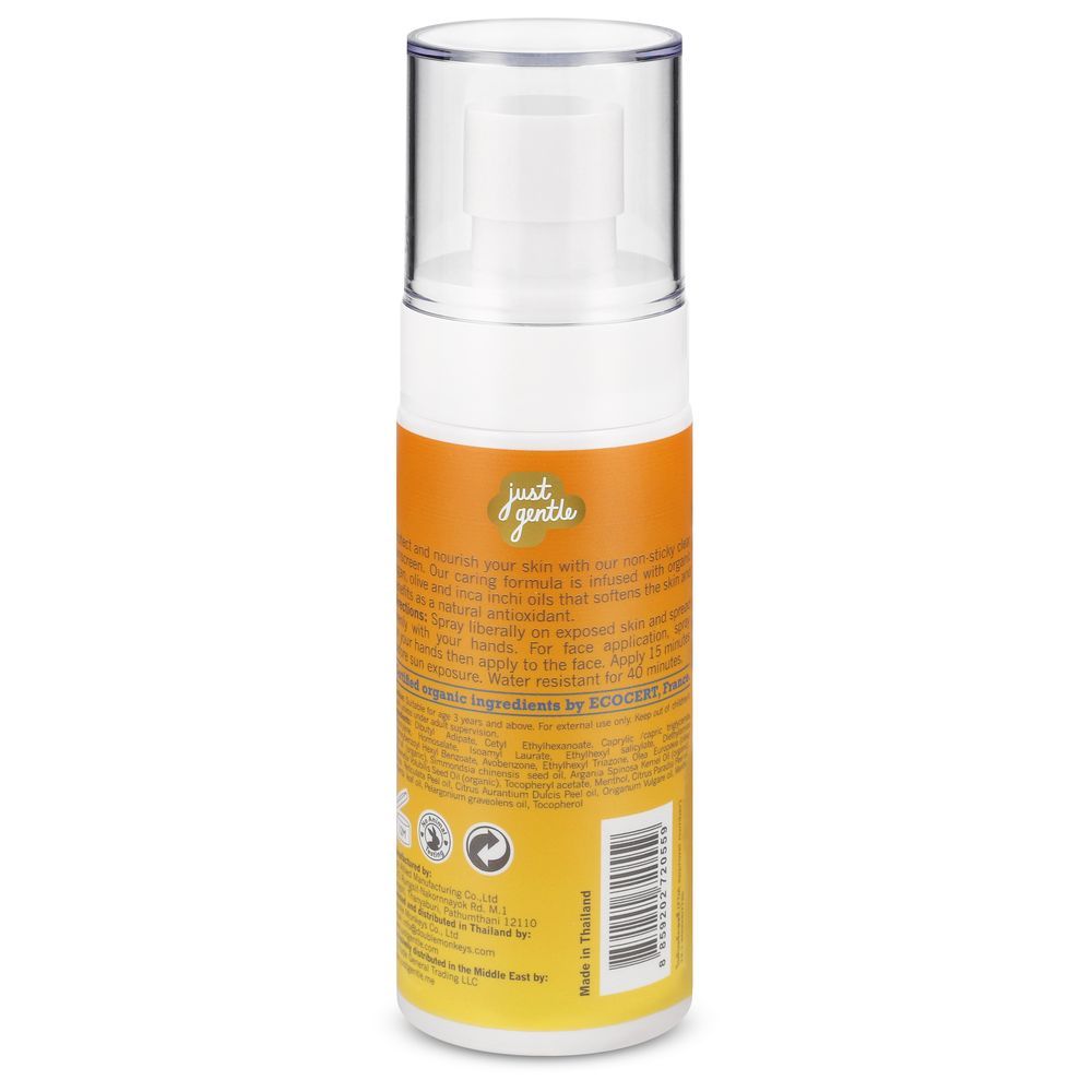 Just Gentle - Kids Clear Spray SPF 50 PA+++ Reef Safe Sunscreen