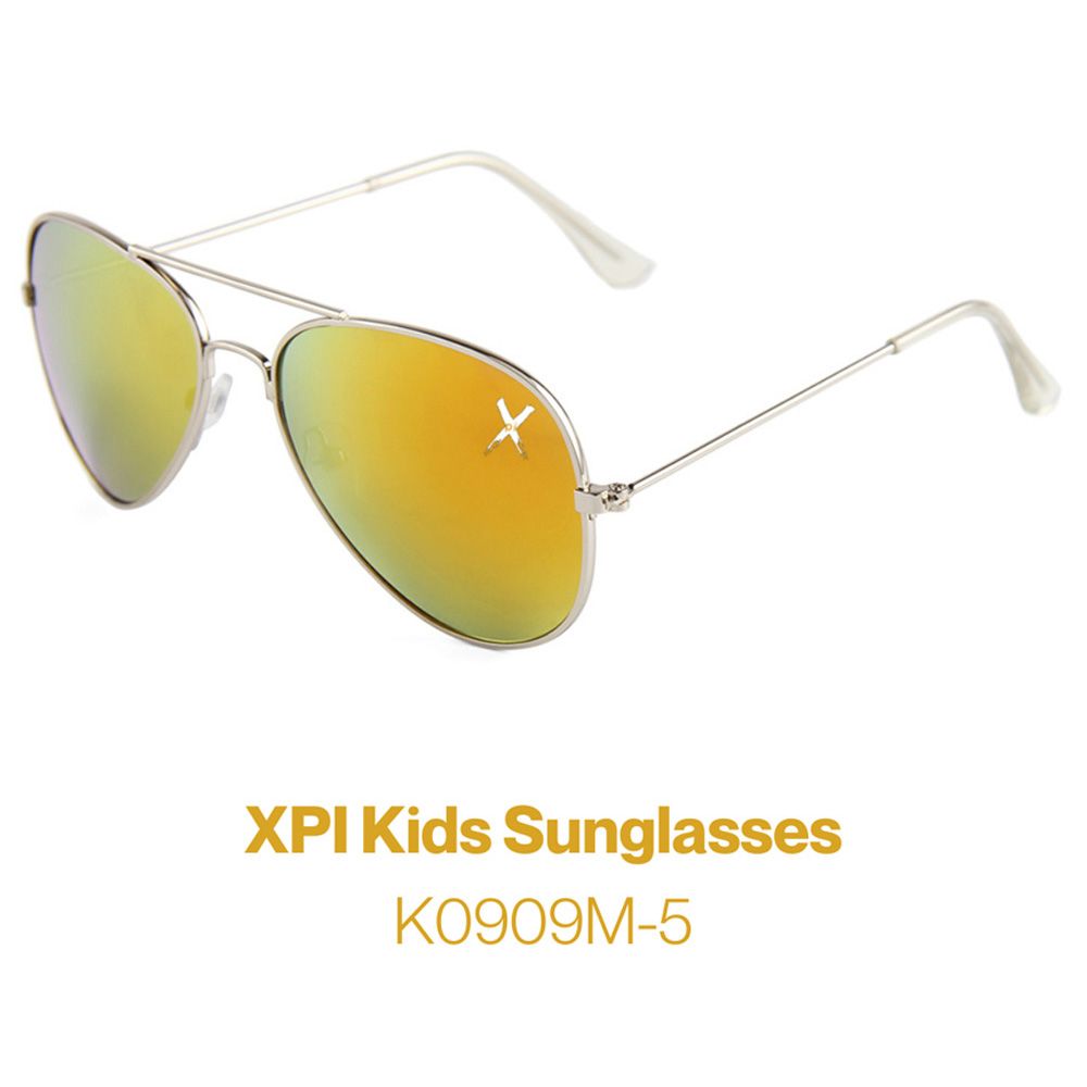  Xpi - Kids Sunglasses - Green Yellow Glass