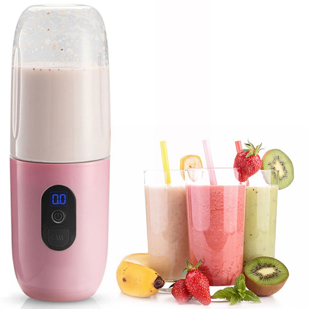 BlendnGo Portable Blender W/ 420ml cup & lid 6 Blades - Pink (Exclusive)