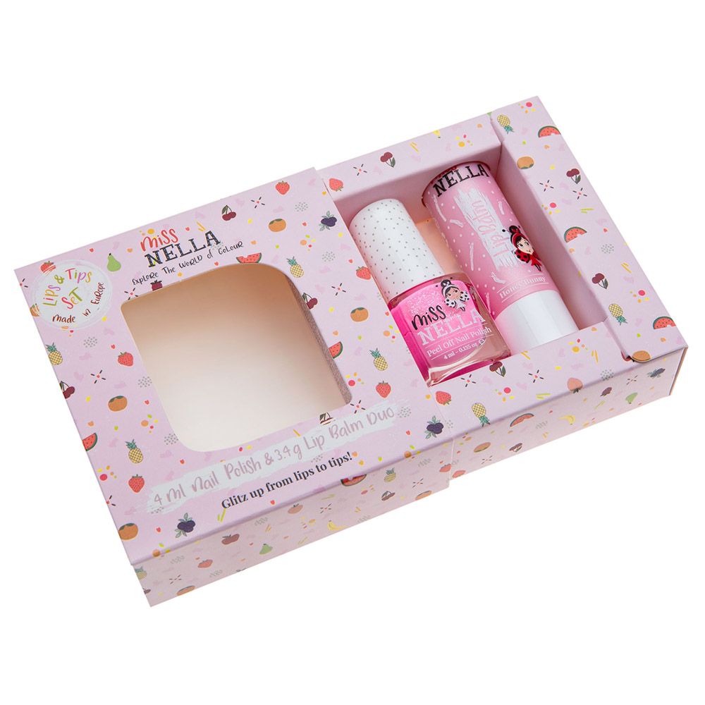 Miss Nella - Honey Bunny Lip Balm & Nail Polish