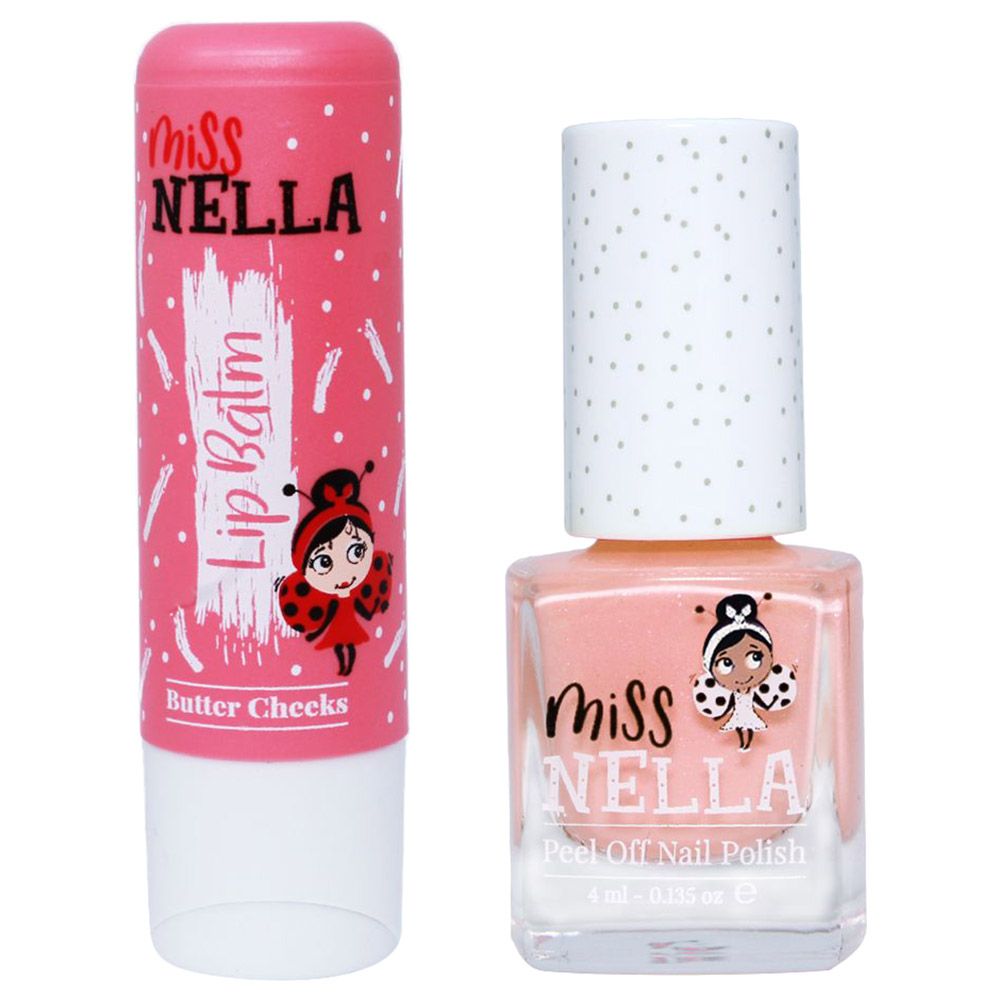 Miss Nella - Butter Cheeks Lip Balm & Nail Polish