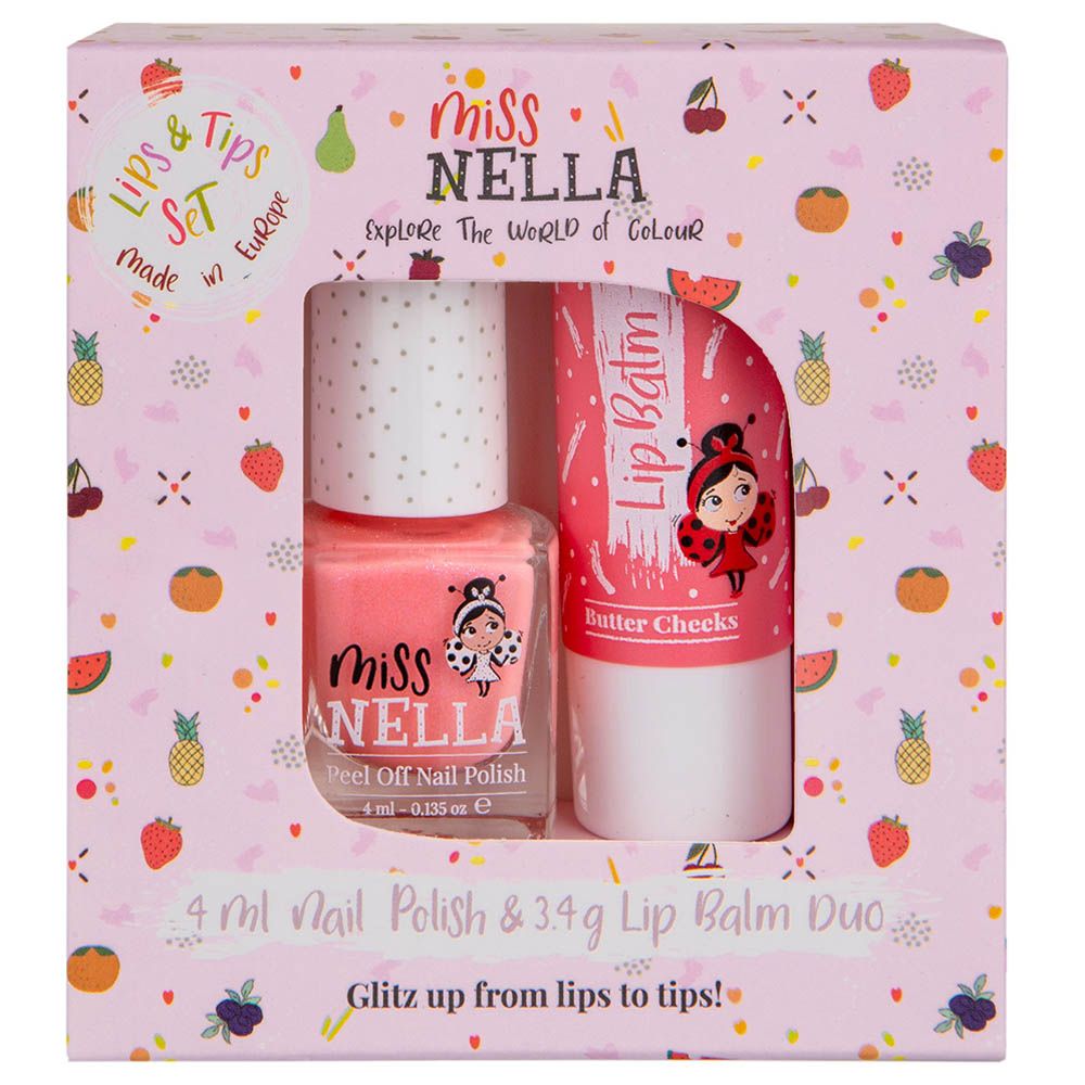 Miss Nella - Butter Cheeks Lip Balm & Nail Polish