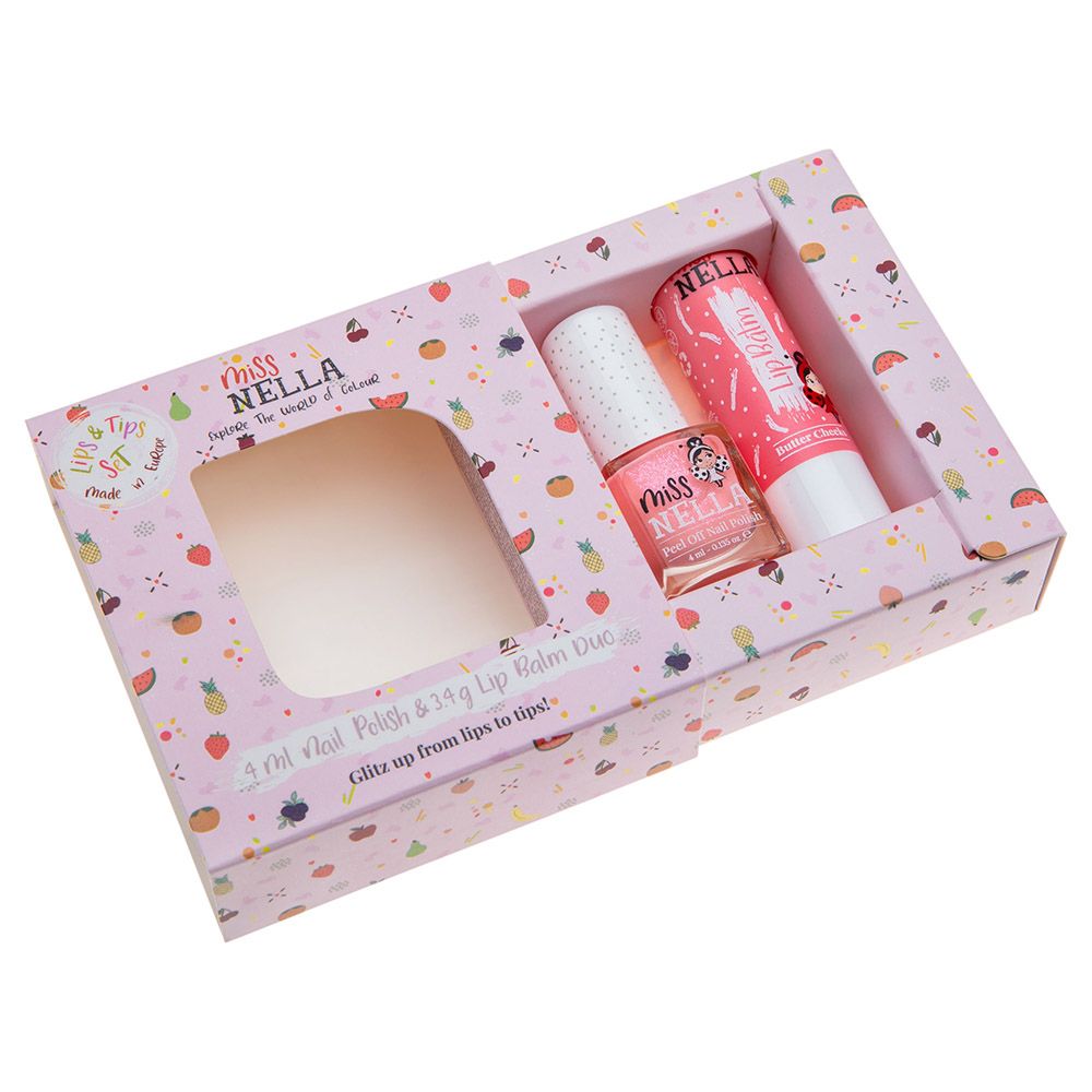 Miss Nella - Butter Cheeks Lip Balm & Nail Polish