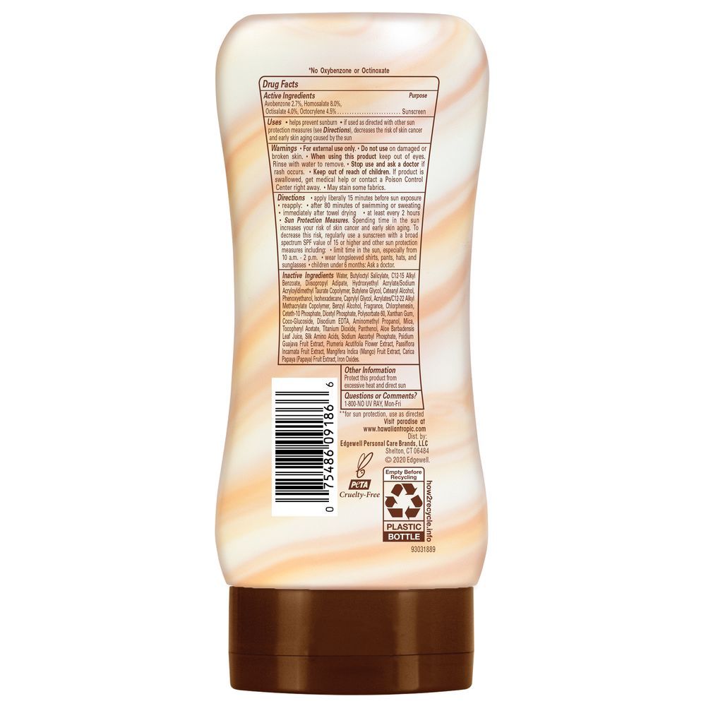 Hawaiian Tropic - SPF50 Silk Hydration Lotion Sunscreen 177ml