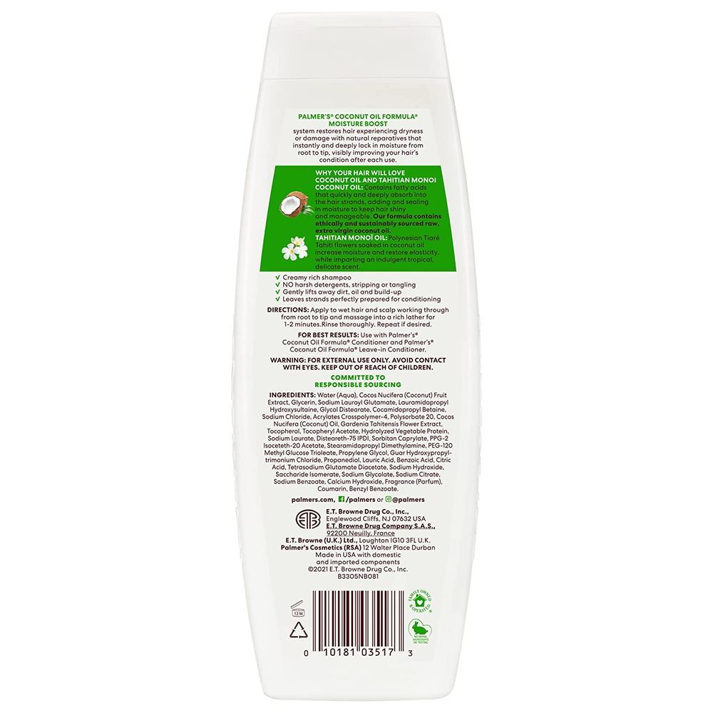 Palmer's - Coconut Oil Formula Moisture Boost Shampoo 400ml