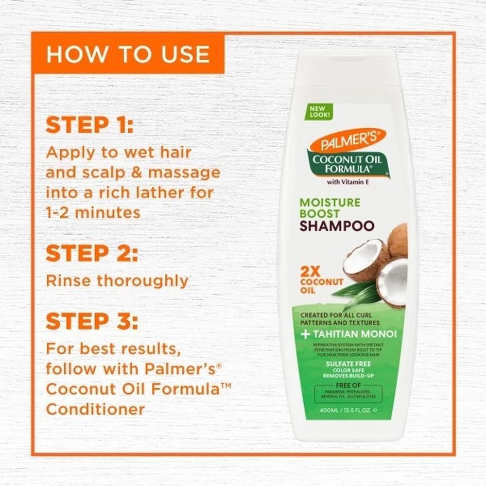 Palmer's - Coconut Oil Formula Moisture Boost Shampoo 400ml