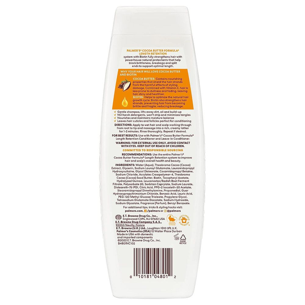 Palmer's - Cocoa Butter Length Retention Hair Shampoo - 400ml