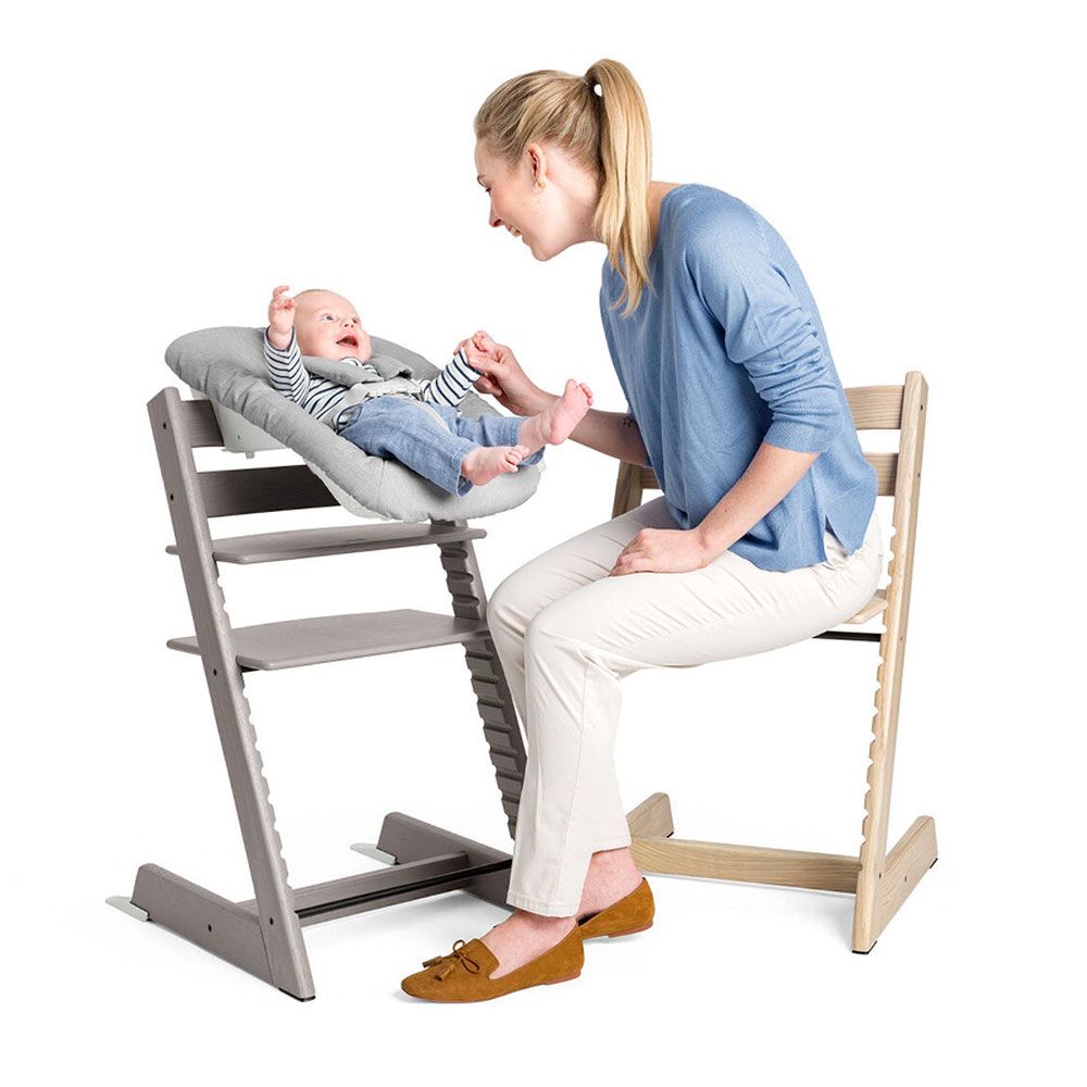 Stokke - Tripp Trapp Wooden Feeding Chair - Whitewash