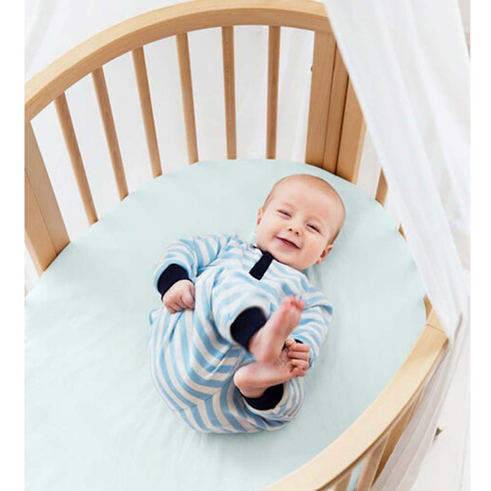 Stokke - Sleepi Mini Fitted Sheet V3 - Powder Blue