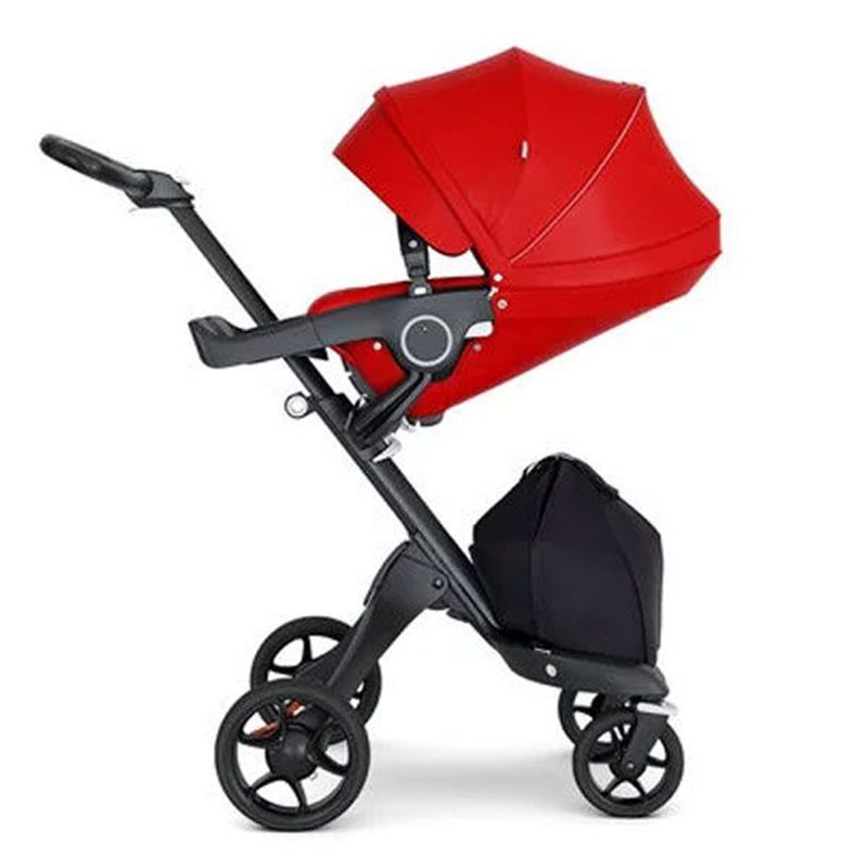 Stokke Xplory V6 - Black Handle - Red