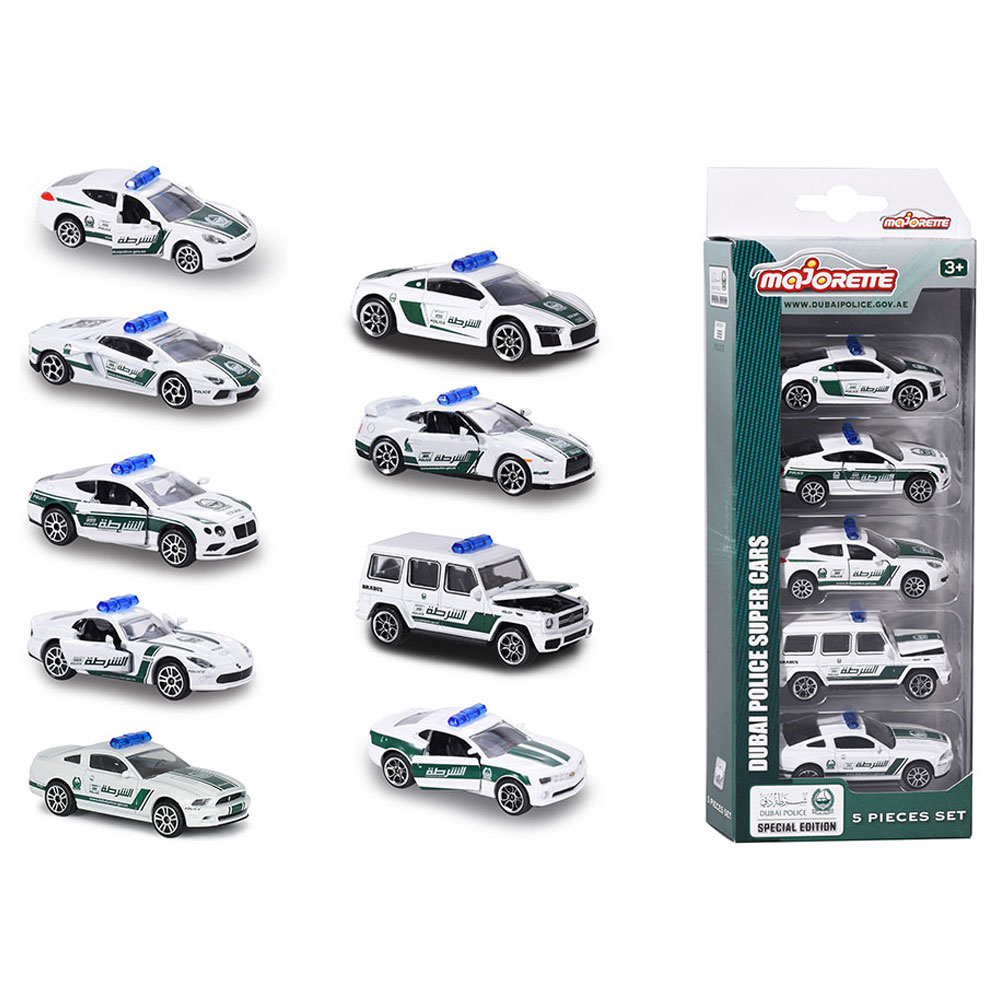 Majorette Dubai Police Die Cast Pack Of 5 Assorted Buy at Best Price from Mumzworld