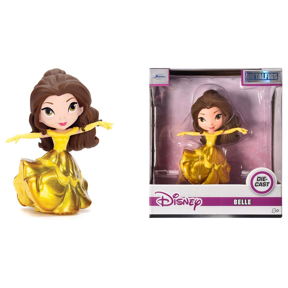 Jada - Disney Princess Gold Gown Belle Figure - 4-inch