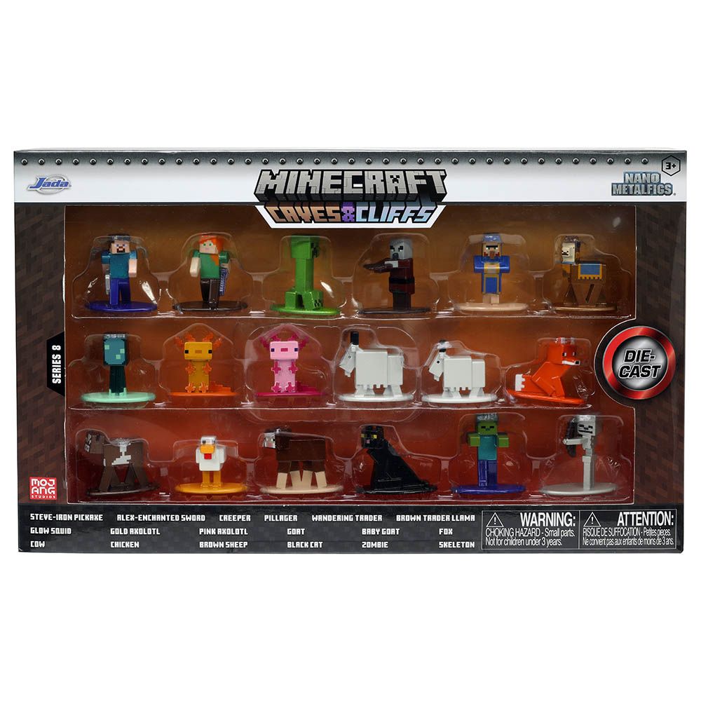 Jada - Minecraft Nano Figures Wave 8 - 18pcs