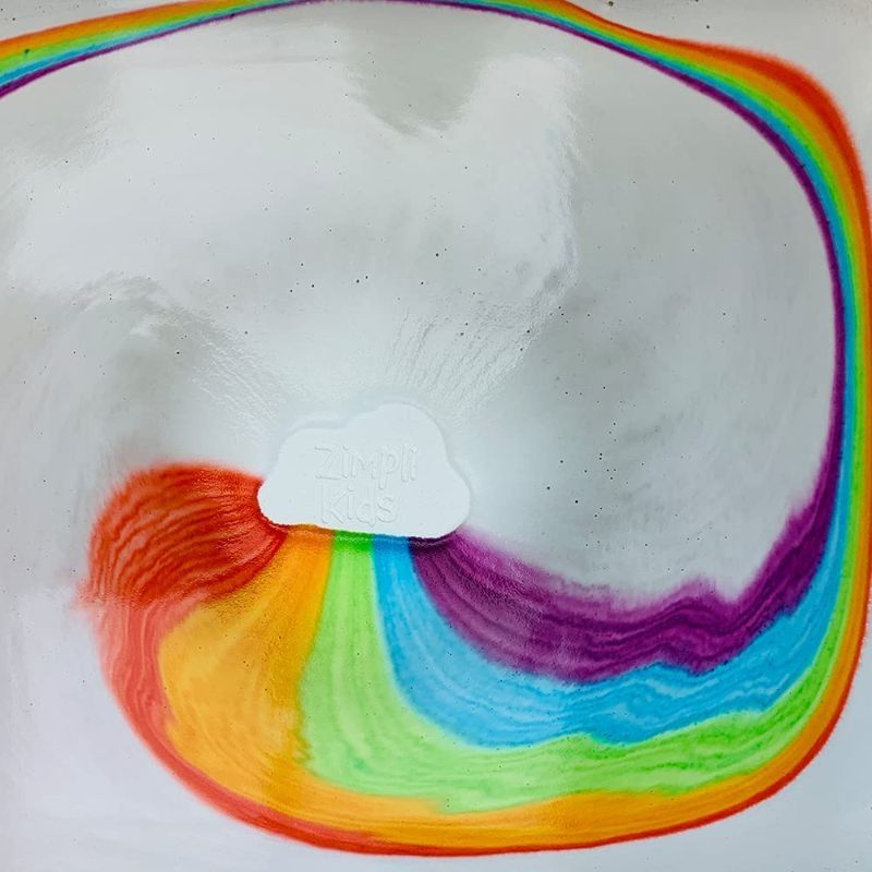 Zimpli Kids - Baff Bomb White Cloud Rainbow Effect