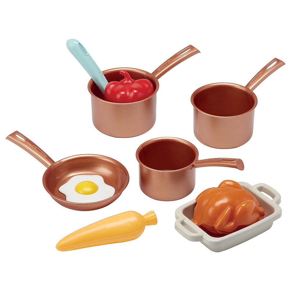 Ecoiffier - Cooking Pots & Traditions Vert Azur Playset - 20pcs