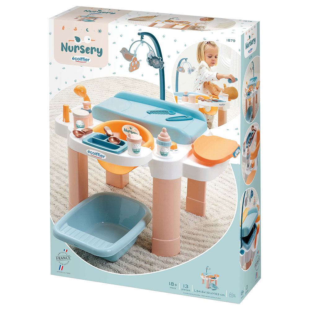 Ecoiffier - Doll Care Nursery Center - 13pcs