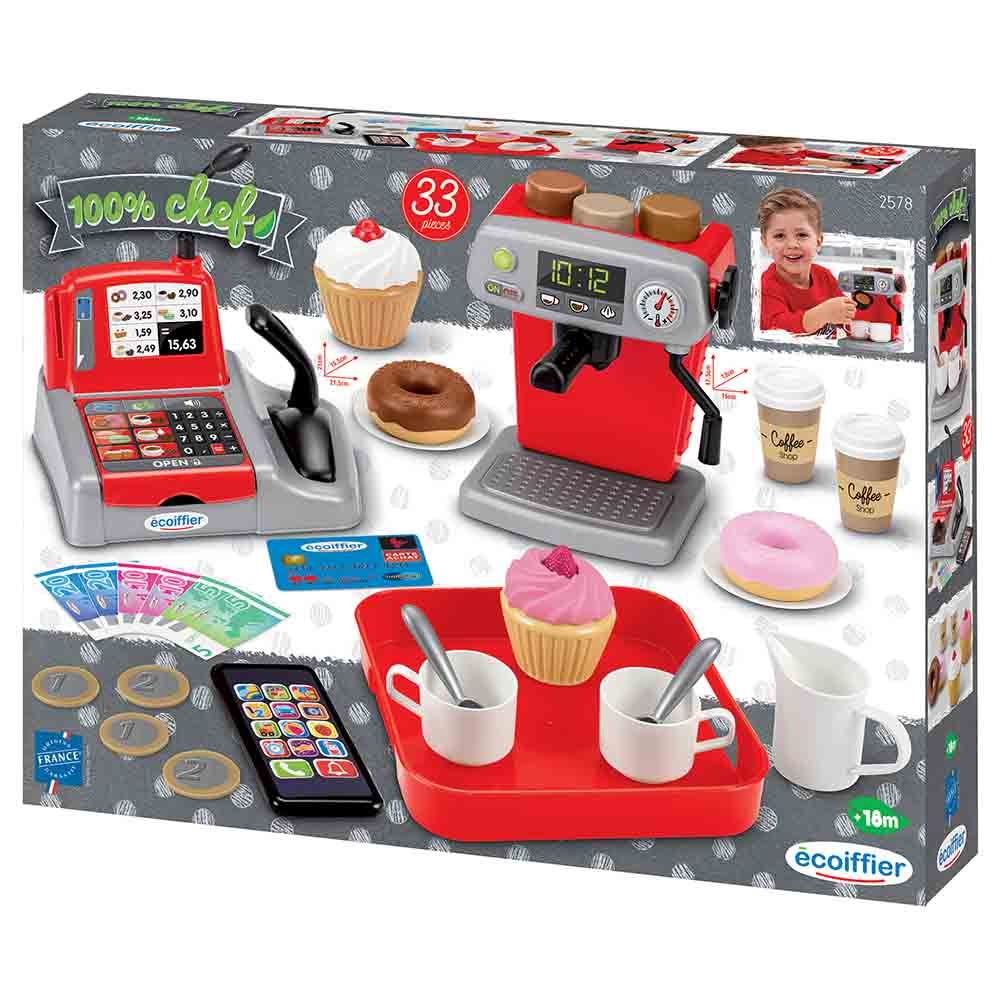 Ecoiffier - Coffee Shop Set - Food Playset