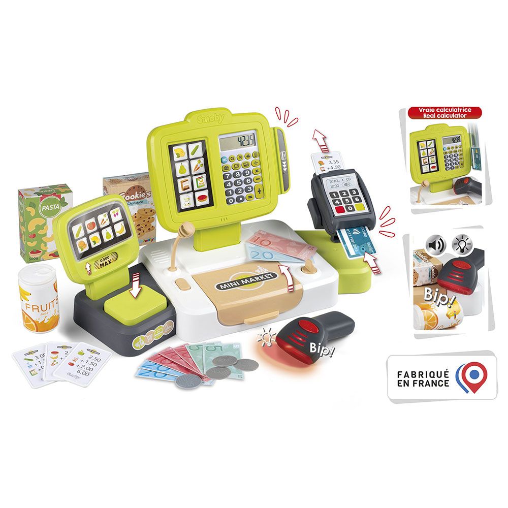 Smoby - Electronic Supermarket Cashier - XL