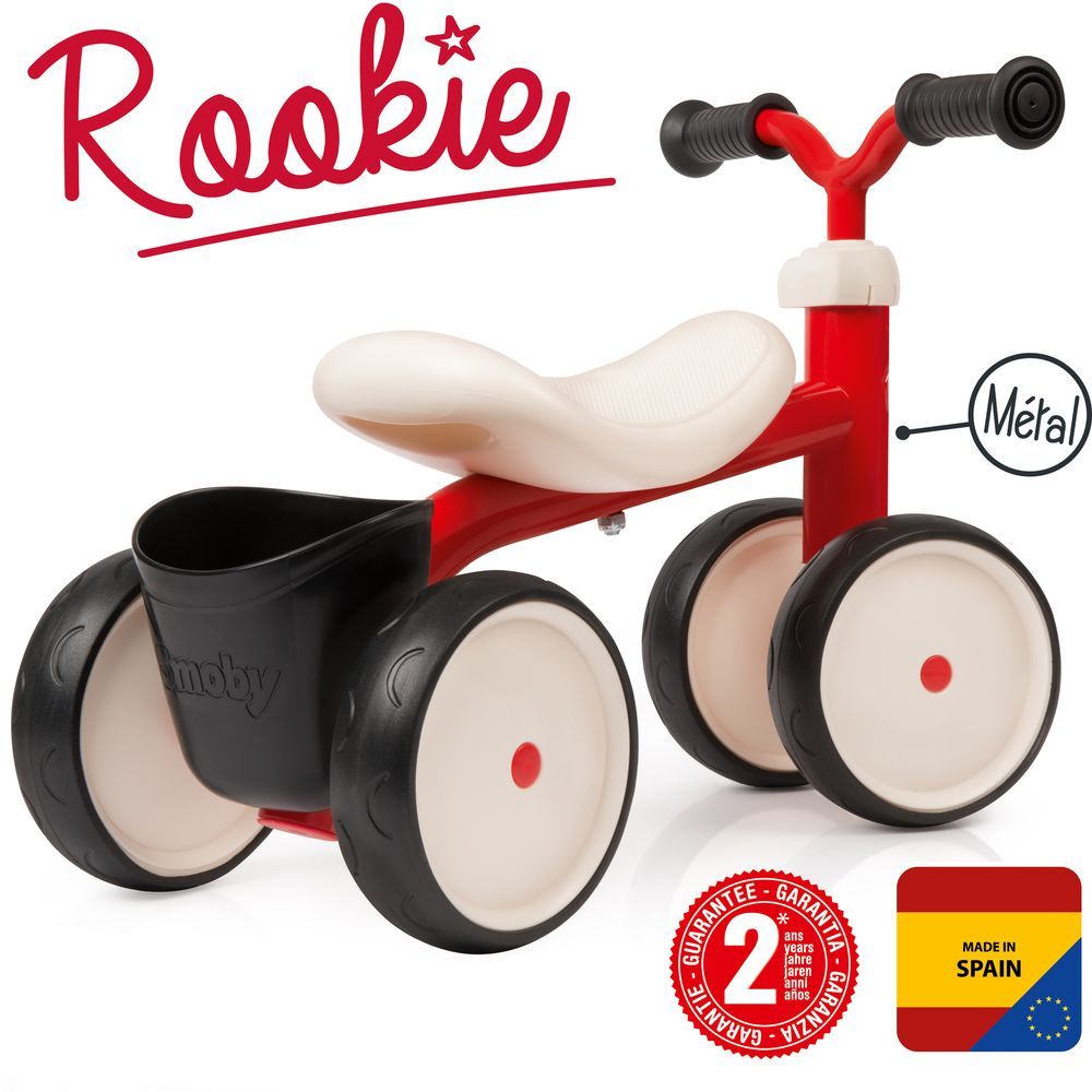 Smoby - Rookie Ride On - Red