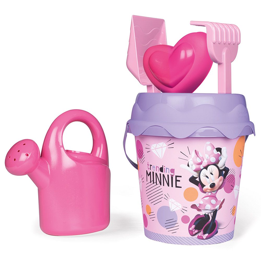 Smoby - Minnie Sand Bucket Set w/ Watering Can - Pink