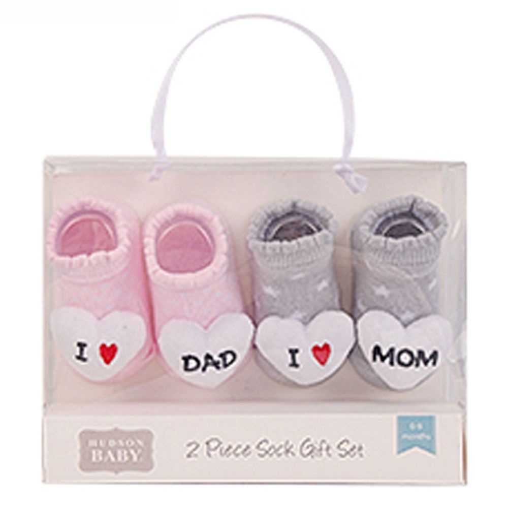 Hudson Childrenswear - Socks Gift - Pack of 2 - Mom & Dad