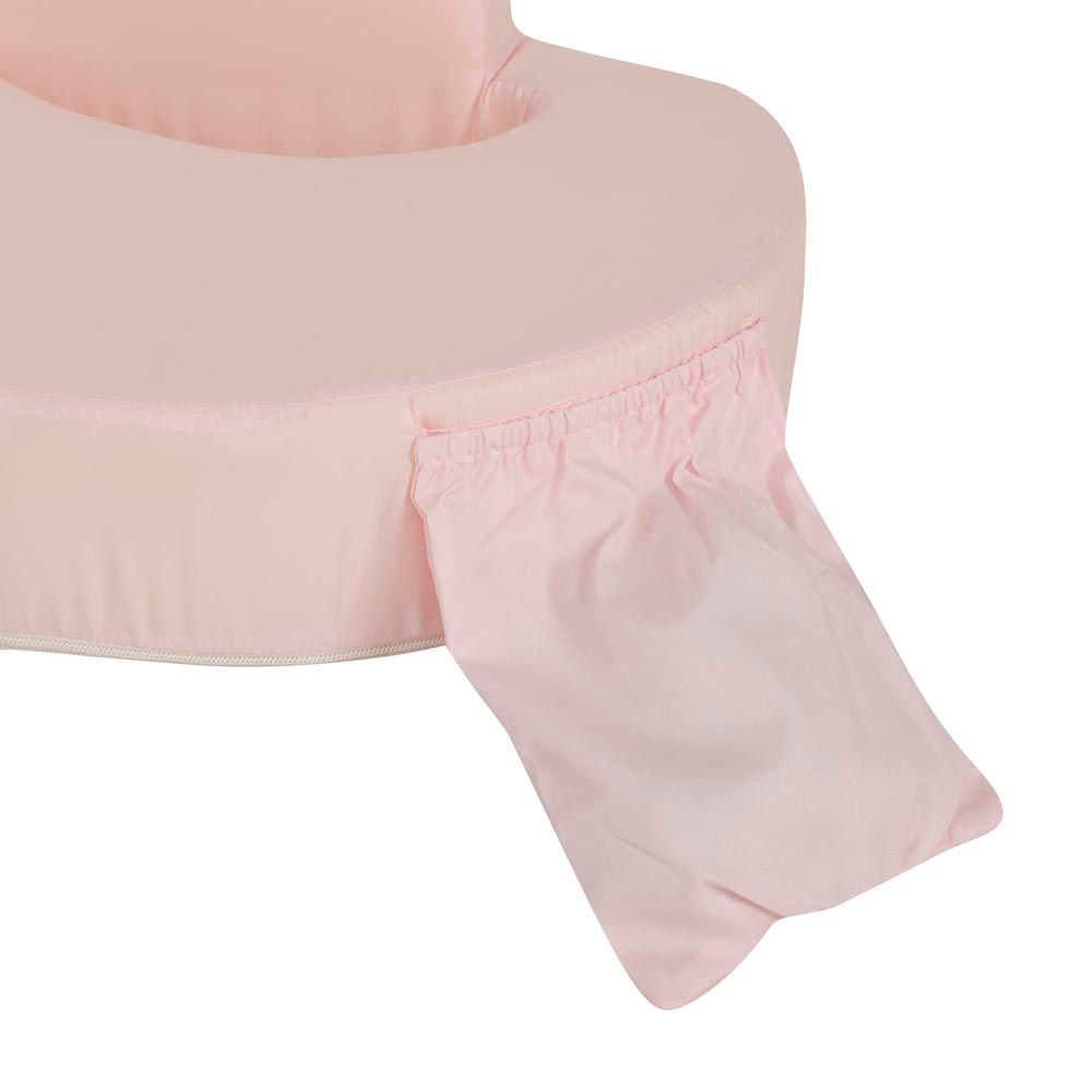 Sugar Sprinkle - Deluxe Organic Nursing Pillow - Baby Pink