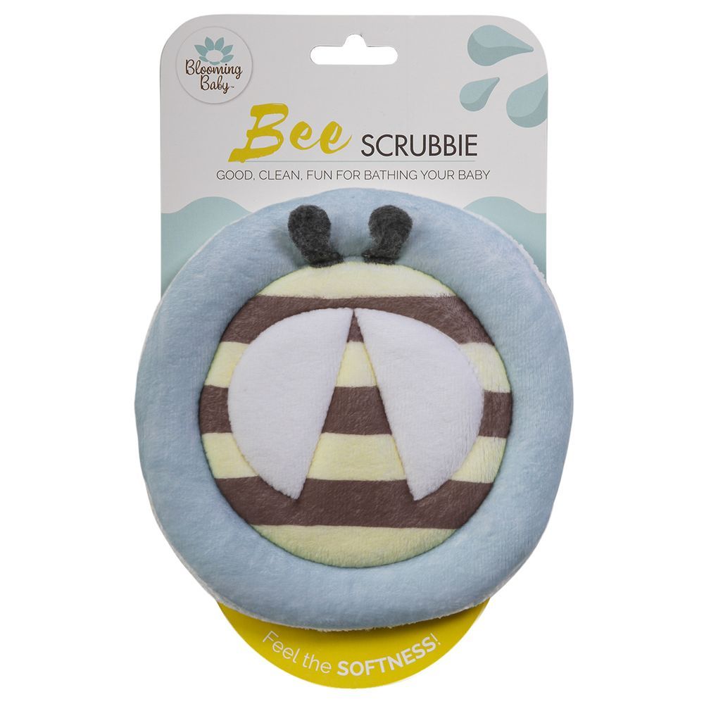 Blooming Bath - Scrubbie Baby Washcloth - Bee