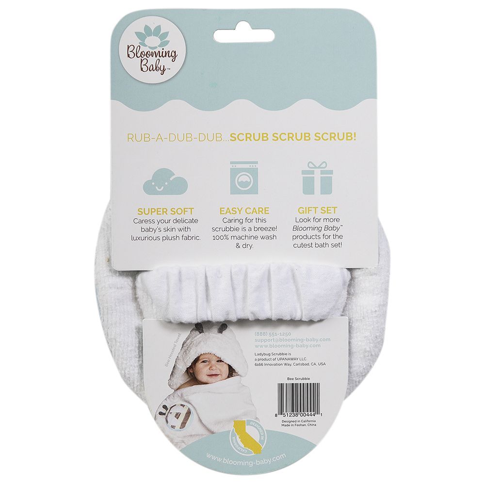 Blooming Bath - Scrubbie Baby Washcloth - Bee