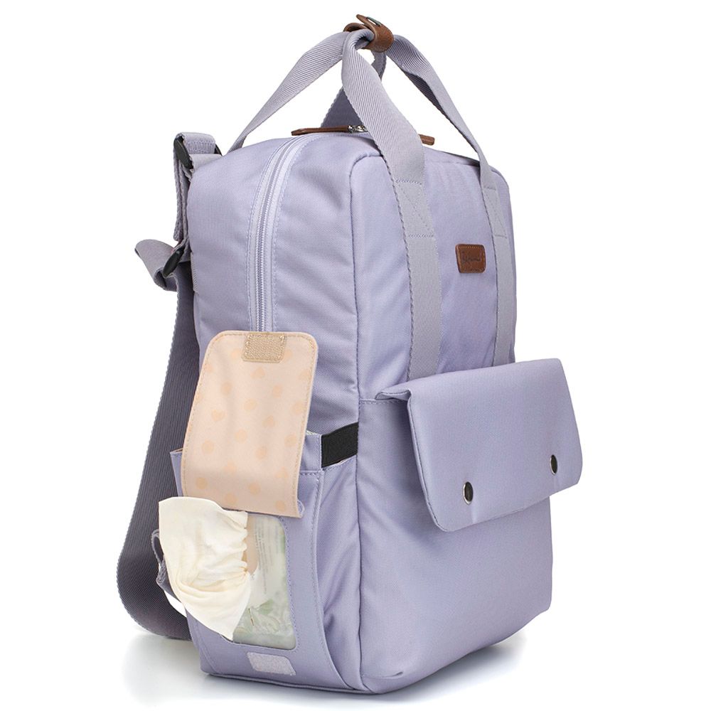 Babymel - Georgi Convertible Diaper Bag - Lilac