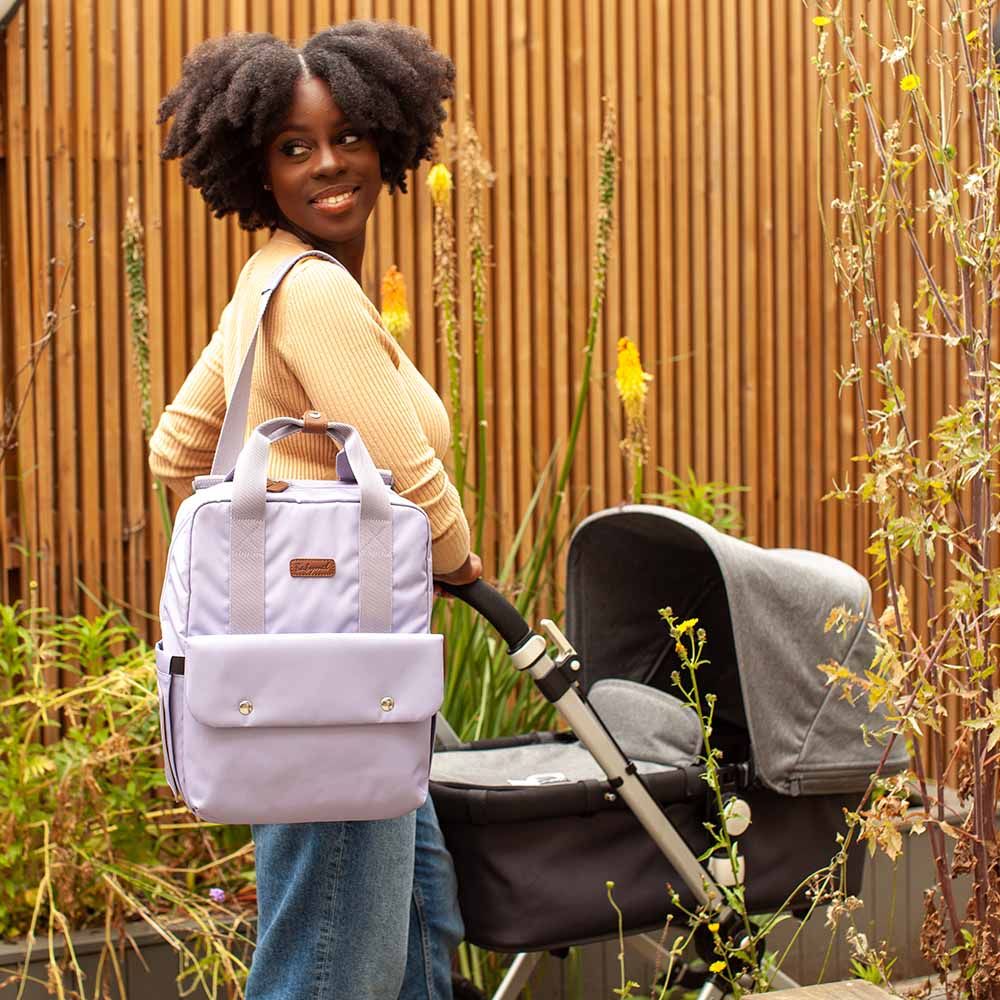 Babymel - Georgi Convertible Diaper Bag - Lilac