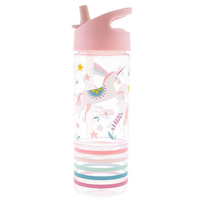 Stephen Joseph - Sip & Snack Bottle - 350ml - Pink